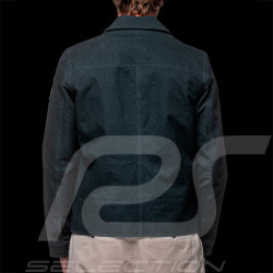 Carroll Shelby Snake Canvas-Jacke Marineblau / Ecru-Streifen - Herren