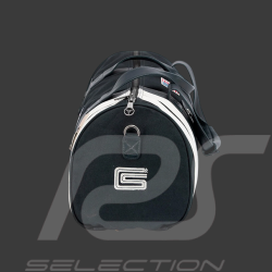 Sac de Sport Carroll Shelby Venom en Cuir et Canvas Bleu Marine / Bandes Écru