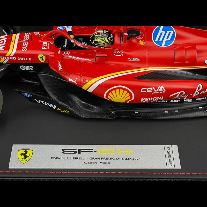 Photo 8x10 signée Charles Leclerc Formule 1 F1 Ferrari PSA