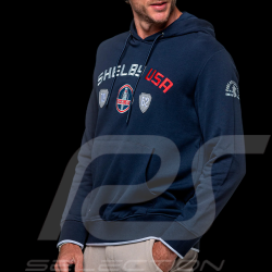 Sweat Carroll Shelby Mustang À Capuche Bleu Marine - Homme