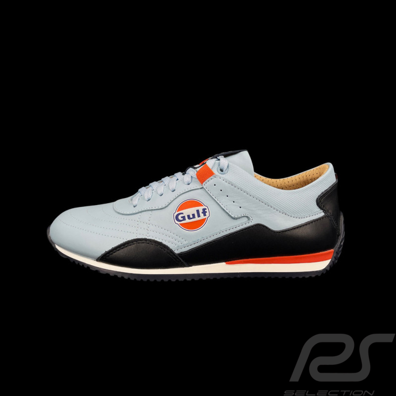 Gulf Shoes Light Blue / Navy Blue Leather GU261FWM04-125