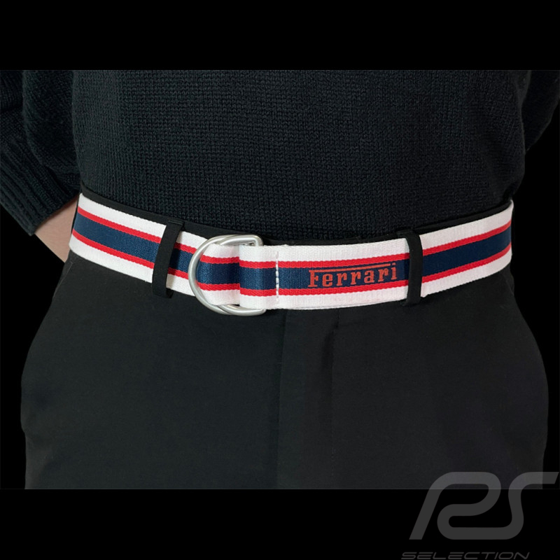 Ferrari Belt Blue / White / Red 06256WHT - kid
