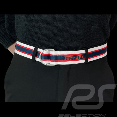 Ferrari Belt Blue / White / Red 06256WHT - kid