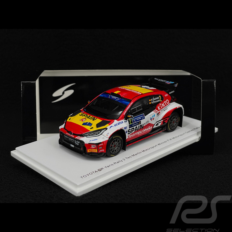 Toyota Yaris GR Rally 2 n° 2 Winner Rally FIA Motorsport Games 2024 1/43 Spark S6865