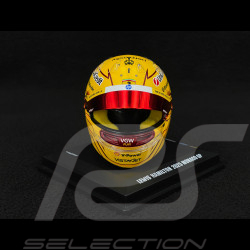 Ferrari Helmet Lewis Hamilton n° 44 5th Monaco GP 2025 F1 1/5 Looksmart LSHEL016