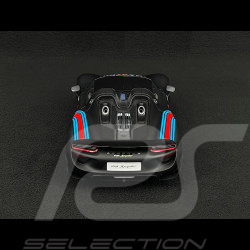 Porsche 918 Spyder n° 15 Pack Weissach Martini 2013 Noir Mat 1/18 Autoart 77929