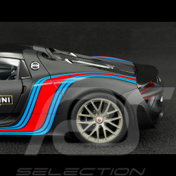 Porsche 918 Spyder n° 15 Weissach Package Martini 2013 Matte Black 1/18 Autoart 77929