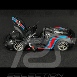 Porsche 918 Spyder n° 15 Weissach Package Martini 2013 Matte Black 1/18 Autoart 77929