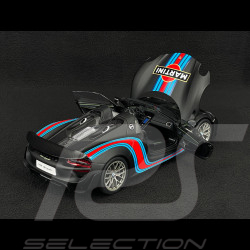 Porsche 918 Spyder n° 15 Pack Weissach Martini 2013 Noir Mat 1/18 Autoart 77929