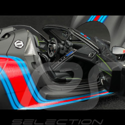 Porsche 918 Spyder n° 15 Weissach Package Martini 2013 Matte Black 1/18 Autoart 77929