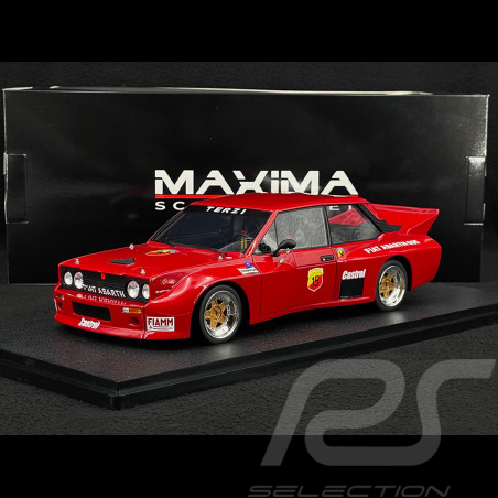 Fiat 131 Abarth SE035 Turbo n° 15 Volumetrico Competizione 1979 Rot 1/18 Maxima Scale Model MAX005002