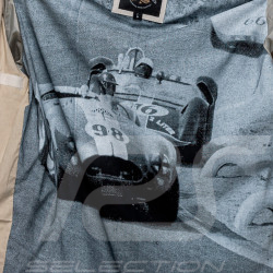 Carroll Shelby Snake Canvas-Jacke Ecru / Marineblaue Streifen - Herren