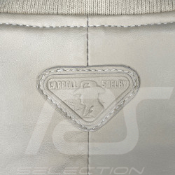 Carroll Shelby Lederjacke Dallas Ecru - Herren