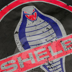 Carroll Shelby O'Shell Canvas Jacket Navy Blue / White Stripes - Men