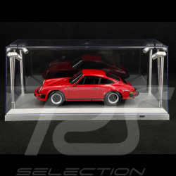 Miniatur-Vitrinen-Set 1/18 Silberne LED-Beleuchtung 189922