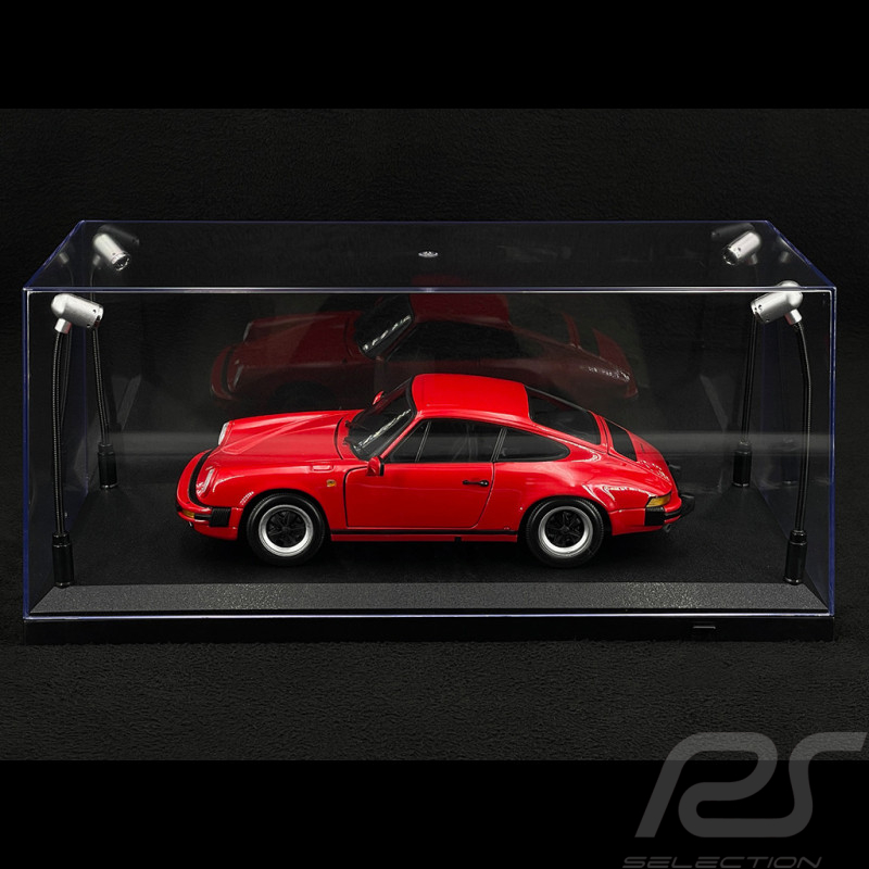 Boite vitrine Miniatures 1/18 Eclairage LED Noir 189910