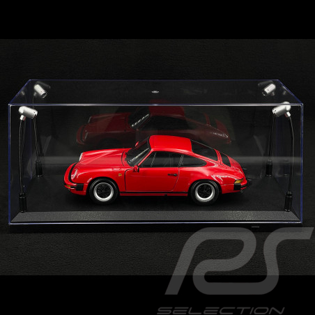 Miniature Display Case 1/18 Black LED Lighting 189910