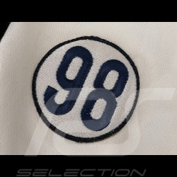 Veste Carroll Shelby Snake Canvas Ecru / Bandes Bleu Marine - Homme