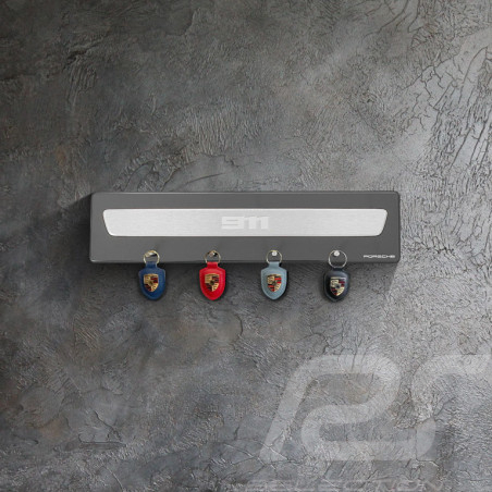 Large Porsche 911 Key Holder Slate Grey WAP0506020TSBR