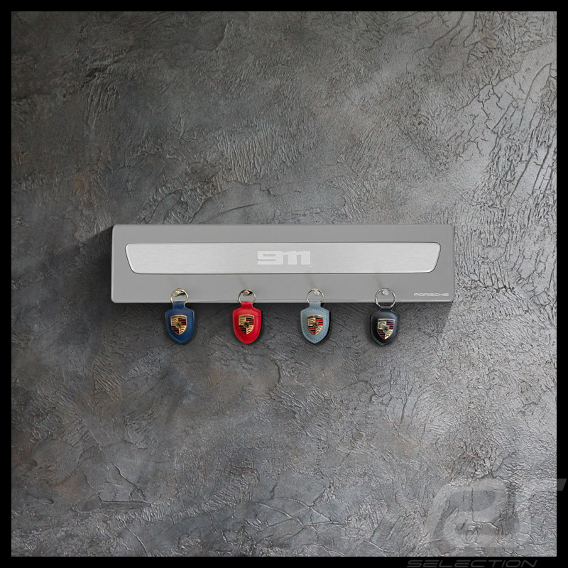 Large Porsche 911 Key Holder Chalk Gray WAP0506040TSBR