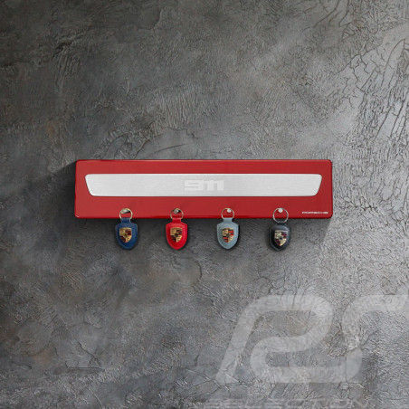 Grand Porte-clés Mural Porsche 911 Rouge Carmin WAP0506030TSBR