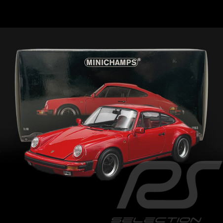 Porsche 911 Carrera 3.2 Coupé 1983 Guards Red 1/18 Minichamps 100063021