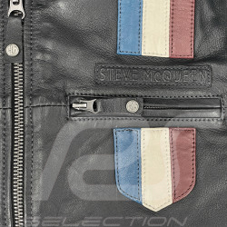 Steve McQueen Lederjacke x 24h Le Mans Austin Marineblau 28075-N - Herren