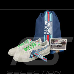 Porsche Schuhe Martini Racing Puma Grau + Tasche + Schlüsselanhänger Limitierte Auflage WAP101T0MR
