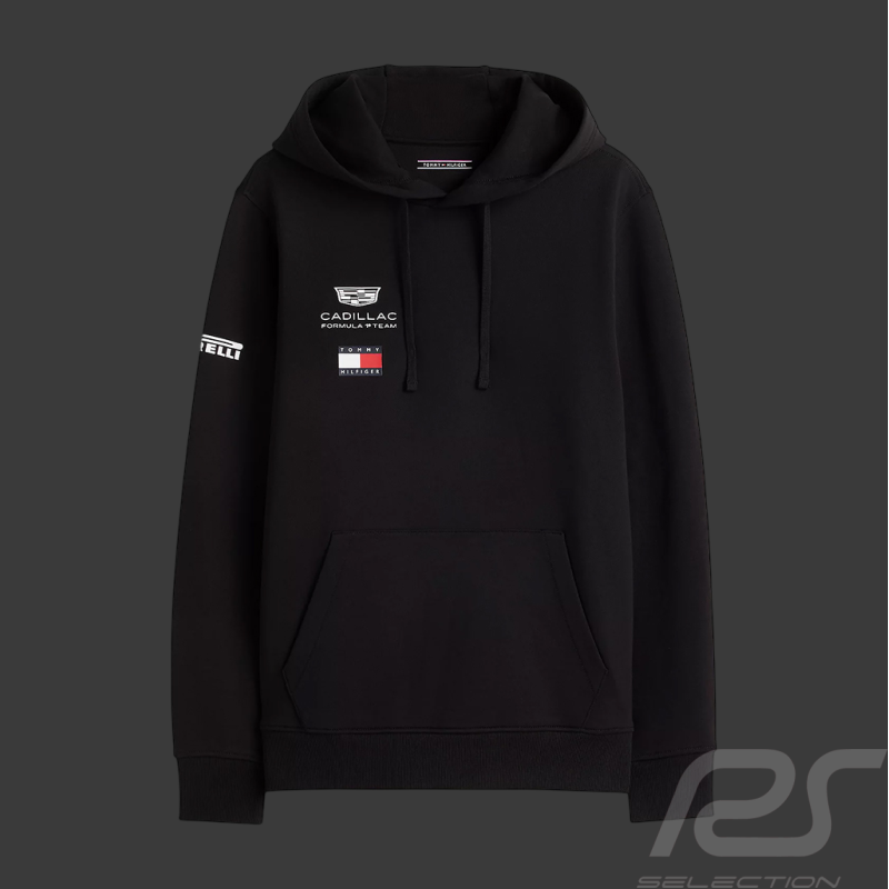 Cadillac Hoodie F1 Team x Tommy Hilfiger 2026 Schwarz MN0MN00106BDS - Unisex