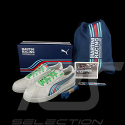 Porsche Schuhe Martini Racing Puma Grau + Tasche + Schlüsselanhänger Limitierte Auflage WAP101T0MR