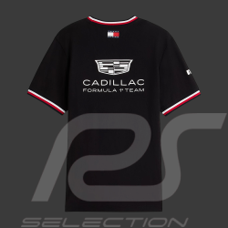 Cadillac T-Shirt F1 Team x Tommy Hilfiger mit Dreifarbigen Zierstreifen 2026 Schwarz MN0MN00076BDS - Unisex