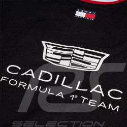 T-Shirt Cadillac F1 Team x Tommy Hilfiger Liseré Tricolore 2026 Noir MN0MN00076BDS - Mixte