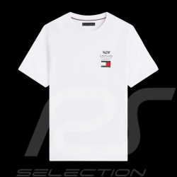 Cadillac T-Shirt F1 Team x Tommy Hilfiger Logos 2026 Weiß MN0MN00082YBR - Unisex