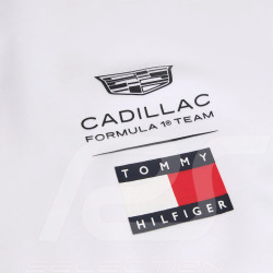 T-Shirt Cadillac F1 Team x Tommy Hilfiger Logos 2026 Blanc MN0MN00082YBR - Mixte