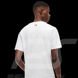 Cadillac T-Shirt F1 Team x Tommy Hilfiger Logos 2026 Weiß MN0MN00082YBR - Unisex