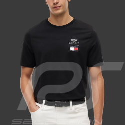 T-Shirt Cadillac F1 Team x Tommy Hilfiger Logos 2026 Noir MN0MN00082BDS - Mixte