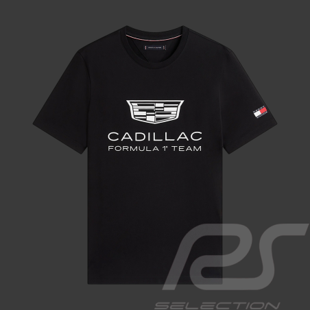 Cadillac T-Shirt F1 Team x Tommy Hilfiger Emblem 2026 Black MN0MN00100BDS - Unisex