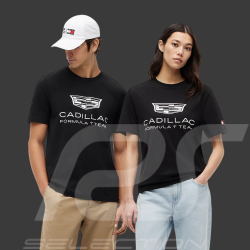 Cadillac T-Shirt F1 Team x Tommy Hilfiger Emblem 2026 Schwarz MN0MN00100BDS - Unisex
