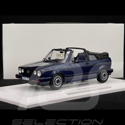 Volkswagen VW Golf Quartett Cabriolet 1992 Bleu Inca 1/18 Norev 188628