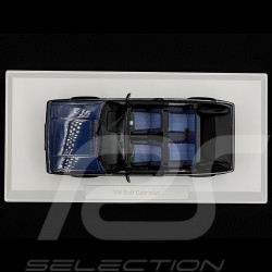 Volkswagen VW Golf Quartett Cabriolet 1992 Bleu Inca 1/18 Norev 188628