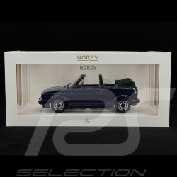 Volkswagen VW Golf Quartett Cabriolet 1992 Bleu Inca 1/18 Norev 188628