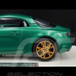 Alpine A110 GT 2022 Smaragdgrün 1/18 Norev 185432