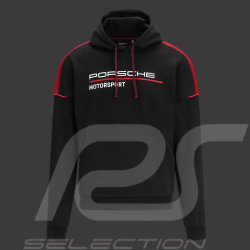 Porsche Kapuzenpullover Motorsport 4 Collection hoodie schwarz / rot WAP124NFMS - Herren