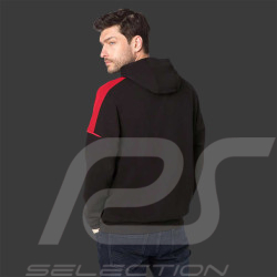Porsche Kapuzenpullover Motorsport 4 Collection hoodie schwarz / rot WAP124NFMS - Herren