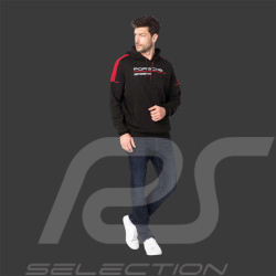 Porsche Kapuzenpullover Motorsport 4 Collection hoodie schwarz / rot WAP124NFMS - Herren