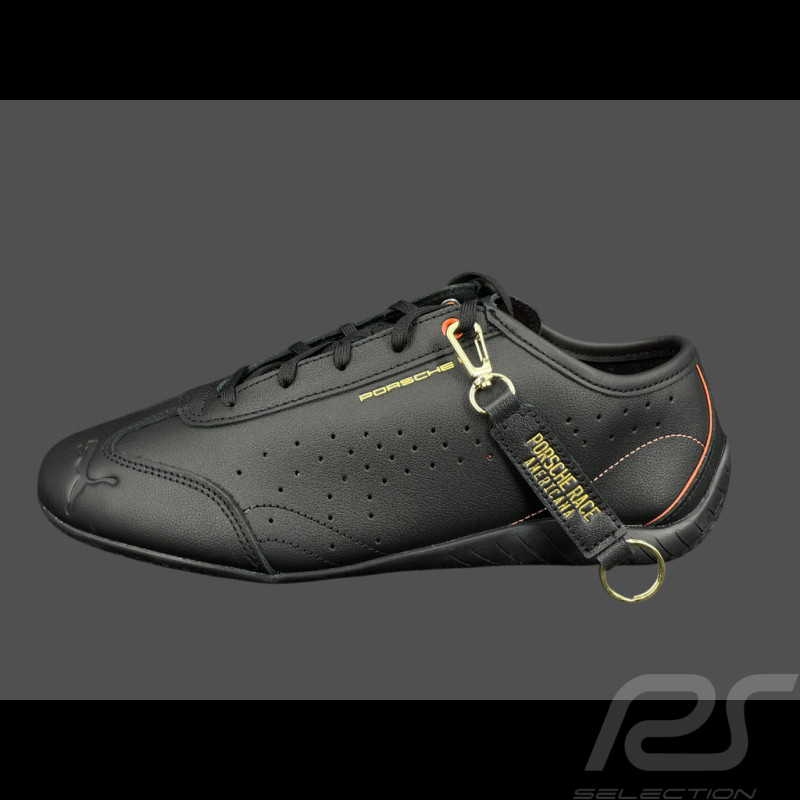 Porsche Schuhe Speedcat Race Americana Puma + Schlüsselanhänger Schwarz 309090-01 - unisex