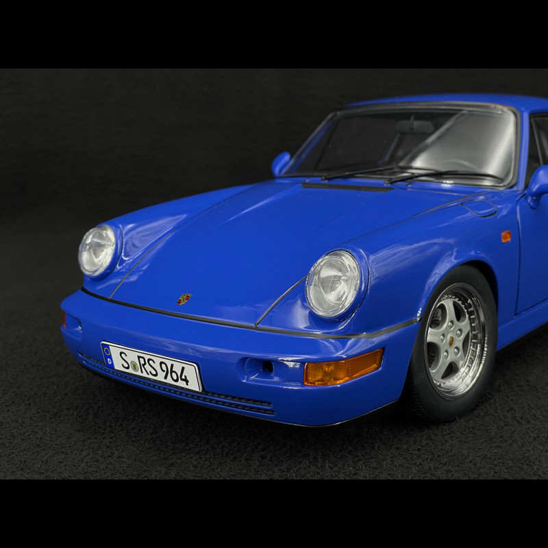 Porsche 911 Carrera RS Type 964 Speedline Rims 1992 Blue 1/12 KK