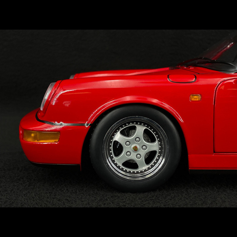 Porsche 911 Carrera RS Type 964 Speedline Rims 1992 Red 1/12 KK