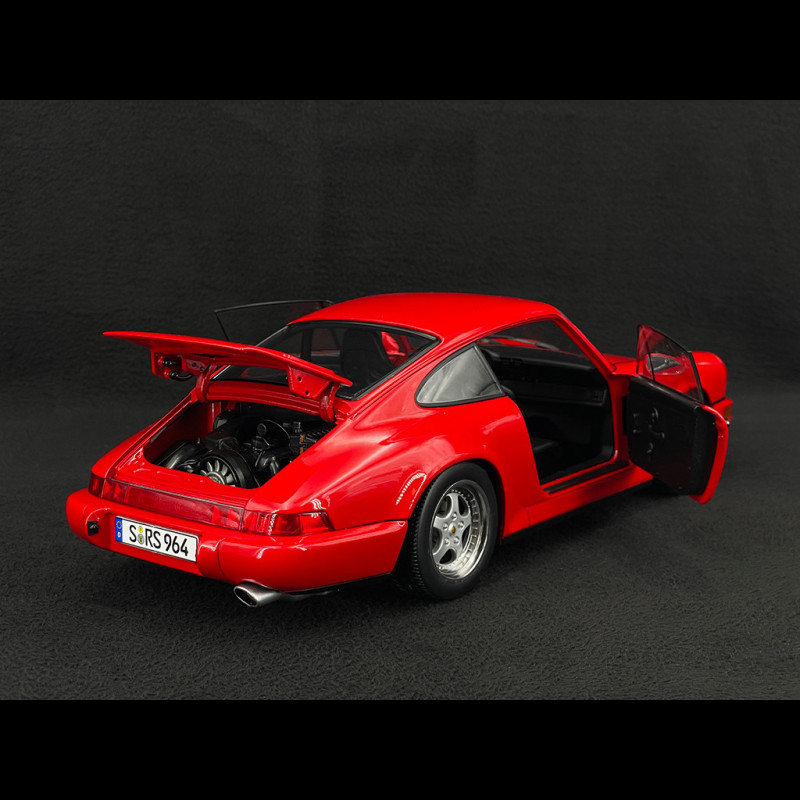 Porsche 911 Carrera RS Type 964 Speedline Rims 1992 Red 1/12 KK
