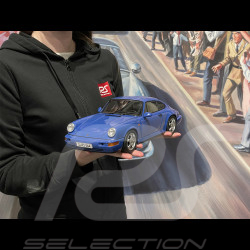 Porsche 911 Carrera RS Type 964 Jantes Cup 1992 Bleu 1/12 KK Scale KKDC120244C